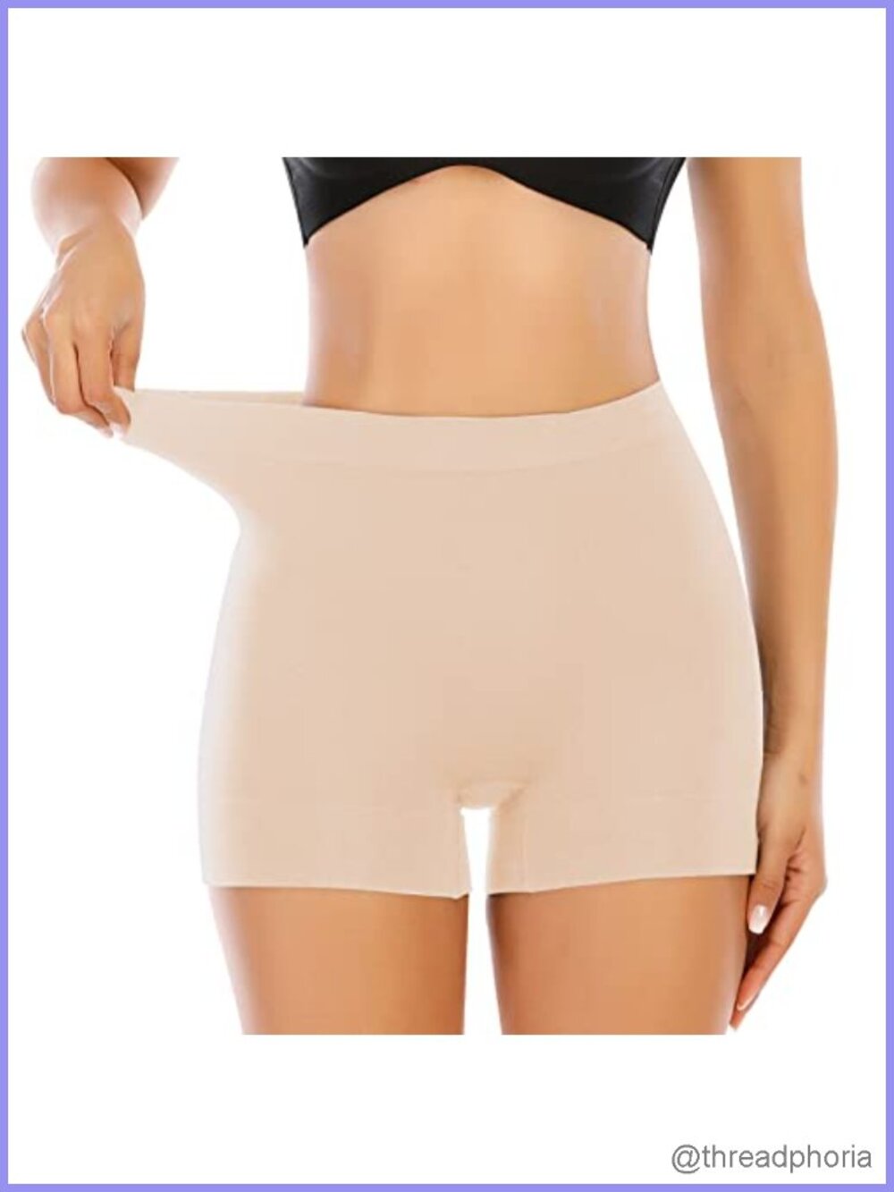 Seamless Slip Shorts for Women Shapewear Boyshorts Tummy Control Panties